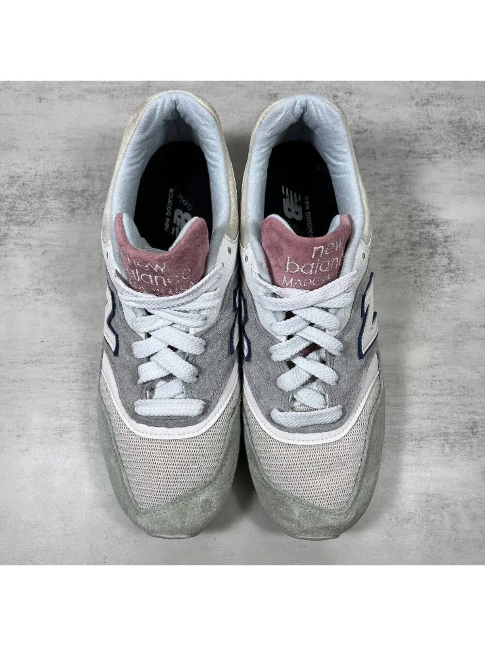 New Balance 997 USA Sneakers - Men's Size 9 - Seasonal Colors White Pastel
